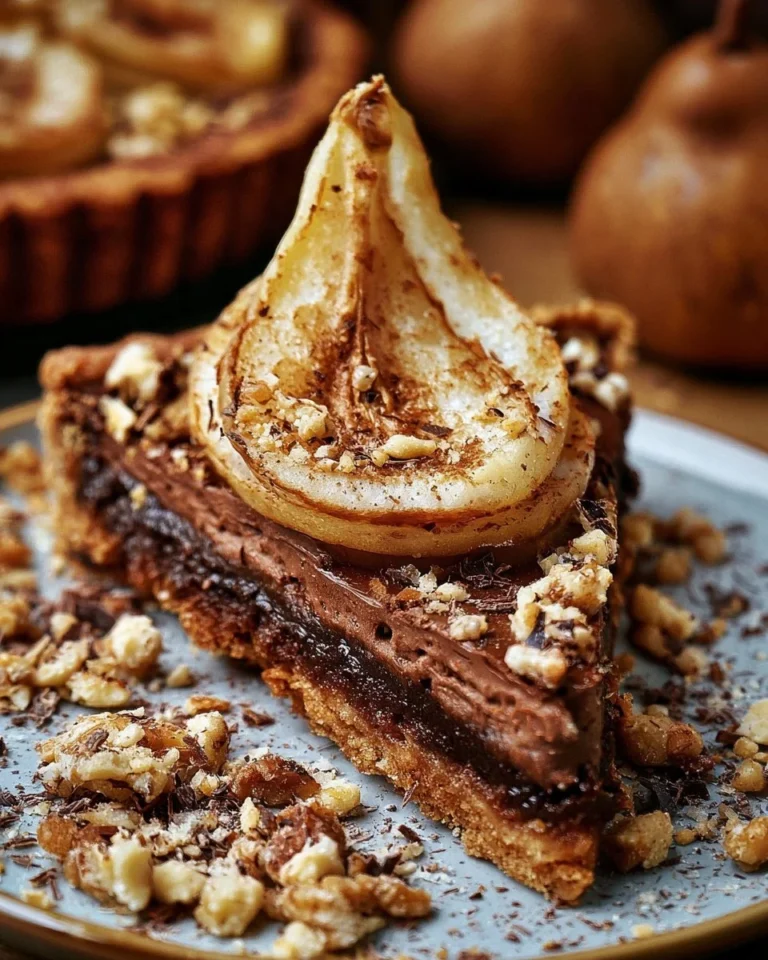 Cookies au Chocolat et Poires en Tarte, une délicieuse recette de dessert