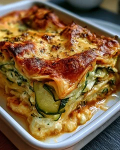 Lasagnes aux courgettes et feta, un plat délicieux et coloré