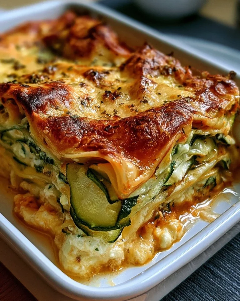 Lasagnes aux courgettes et feta, un plat délicieux et coloré